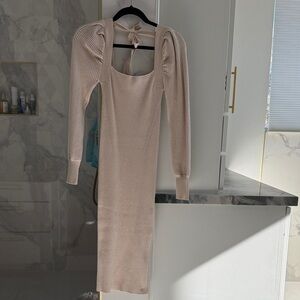 House of Harlow 1960 Long Sleeve Sweater Dress xs